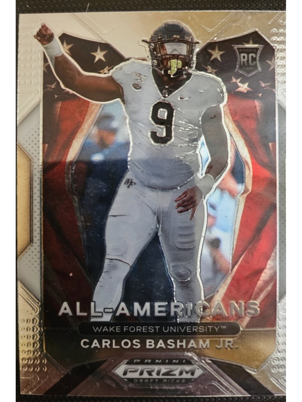 2021 Prizm Draft Picks CARLOS BASHAM JR RC All-Americans #197
